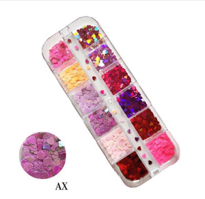 Holographic Butterfly Flakes Nail Art Glitter Sparkly 3D Laser Butterfly Sequins Tips DIY Polish Nail Art Decorations Manicure