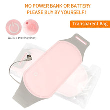 Load image into Gallery viewer, Washable Menstrual Heating Pad Electric Warm Lady Uterus Reduce Menstrual Stomachache Waist Pain Hot Compress 6 Modes Massager