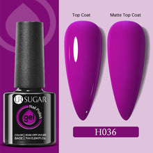 Load image into Gallery viewer, UR SUGAR 7.5ml 7ml Glass Bottle Milky Jelly White Gel Nail Polish White Color UV Led Gel Varnish For Manicure Nail Art Base Top