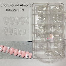 Load image into Gallery viewer, Gel Nails Extension System Full Cover Sculpted Clear Stiletto Coffin False Nail Tips 240pcs/bag