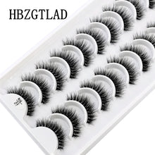 Load image into Gallery viewer, NEW 10 Pairs Natural False Eyelashes Fake Lashes Long Makeup 3d Mink Lashes Extension Eyelash Mink Eyelashes for Beauty 54