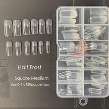 Load image into Gallery viewer, Gel Nails Extension System Full Cover Sculpted Clear Stiletto Coffin False Nail Tips 240pcs/bag