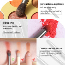 Load image into Gallery viewer, OVW Cosmetic 2/6 pcs Makeup Eye Shadow Brush Set Goat Hair Tool Ultra Soft Make Up Tapered Blender Diffuse Kit Cut Crease Brush