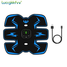 Load image into Gallery viewer, USB Rechargeable EMS Muscle Stimulator Wireless Buttocks Hip Trainer Abdominal ABS Stimulator Fitness Body Slimming Massager