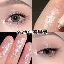 Load image into Gallery viewer, Diamond Glitter Eyeshadow Liner Pencil Eye Makeup Highlighter Waterproof Matte Pink Silkworm Champagne Gold Eyeliner Pen