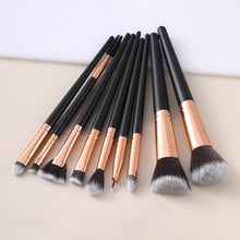 Load image into Gallery viewer, FJER Makeup Brushes Premium Synthetic Foundation Powder Concealers Eye Shadows Makeup Kit 9PCS-24 PCS Brush Set (Black Rose)