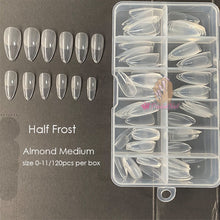 Load image into Gallery viewer, Gel Nails Extension System Full Cover Sculpted Clear Stiletto Coffin False Nail Tips 240pcs/bag