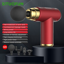Load image into Gallery viewer, SITUOFUN Portable Massage Gun Deep Tissue Muscle Electric Massager Pain Relief For Body Neck Back Relaxation Fitness Slimming