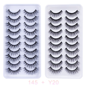 AYRMILLA 5/20Pairs 3D Mink Lashes Natural False Eyelashes Dramatic Thick Fake Eyelash Extension Faux Cils Wholesale Makeup Tools