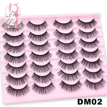 Load image into Gallery viewer, AYRMILLA Natural False Eyelashes 5/10/14Pairs Dramatic 3D Mink Lashes Thick Fake Eyelash Extension Faux Cils Makeup maquiagem