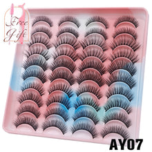 Load image into Gallery viewer, AYRMILLA 5/20Pairs 3D Mink Lashes Natural False Eyelashes Dramatic Thick Fake Eyelash Extension Faux Cils Wholesale Makeup Tools