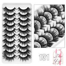 Load image into Gallery viewer, 5/10Pairs 3D Mink Lashes Natural Eyelashes Dramatic False Eyelashes Faux Cils Makeup Wholesale Fake Eyelash Extension maquiagem