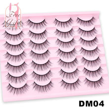 Load image into Gallery viewer, AYRMILLA Natural False Eyelashes 5/10/14Pairs Dramatic 3D Mink Lashes Thick Fake Eyelash Extension Faux Cils Makeup maquiagem