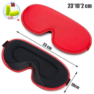 Silk Sleeping Mask Soft Smooth Sleep Mask For Eyes Travel Shade Cover Rest Relax Sleeping Blindfold Eye Cover Sleeping Aid