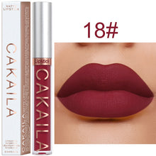 Load image into Gallery viewer, Sexy Long Lasting Velvet Matte Lip Gloss Liquid Lipstick Lip Makeup Women Beauty Red Nonstick Cup Waterproof Lip Gloss YZL2