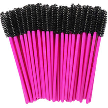 Load image into Gallery viewer, Eyelash Extension Disposable Eyebrow brush Mascara Wand Applicator Spoolers Eye Lashes Cosmetic Brushes Set makeup tools
