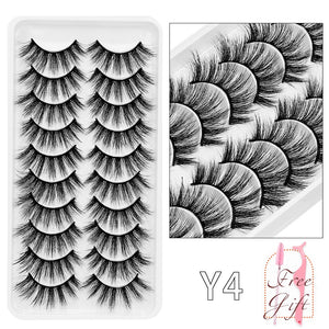5/10Pairs 3D Mink Lashes Natural Eyelashes Dramatic False Eyelashes Faux Cils Makeup Wholesale Fake Eyelash Extension maquiagem