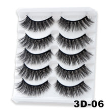 Load image into Gallery viewer, 5/10Pairs 3D Mink Lashes Natural Eyelashes Dramatic False Eyelashes Faux Cils Makeup Wholesale Fake Eyelash Extension maquiagem
