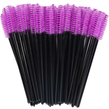 Load image into Gallery viewer, Eyelash Extension Disposable Eyebrow brush Mascara Wand Applicator Spoolers Eye Lashes Cosmetic Brushes Set makeup tools