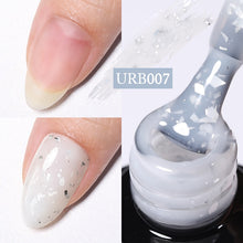 Load image into Gallery viewer, UR SUGAR 7ml Gold Glitter Gel Nail Polish Platinum Shining Mineral Sequins Soak Off UV LED Gel Nail Semi Permanent Manicure