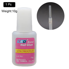Load image into Gallery viewer, 10g Fast Drying Nail Glue for False Nails Glitter Acrylic Nail Rhinestone Decoration Extension Glue Adhensive Nail Care Tool