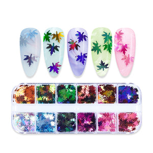 Holographic Butterfly Flakes Nail Art Glitter Sparkly 3D Laser Butterfly Sequins Tips DIY Polish Nail Art Decorations Manicure