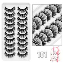 Load image into Gallery viewer, 5/10Pairs 3D Mink Lashes Natural Eyelashes Dramatic False Eyelashes Faux Cils Makeup Wholesale Fake Eyelash Extension maquiagem