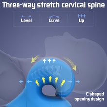 Load image into Gallery viewer, Cervical Spine Stretch Gravity Muscle Relaxation Traction Neck Stretcher Shoulder Massage Pillow Relieve Pain Spine Correction