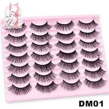 Load image into Gallery viewer, AYRMILLA Natural False Eyelashes 5/10/14Pairs Dramatic 3D Mink Lashes Thick Fake Eyelash Extension Faux Cils Makeup maquiagem