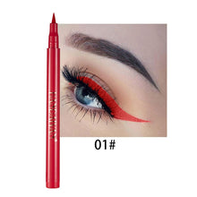 Load image into Gallery viewer, Waterproof Quick Dry Liquid Eyeliner Sweatproof Anti-oil Smudge-Proof Long-lasting Black Eyeliner Pencil Beauty Eyes Makeup Tool