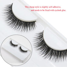 Load image into Gallery viewer, Eye makeup accessories 5 pairs set Cos cross false eyelashes Lash Extension 3D bunch Japanese Fairy Little Devil Cosplay 5 Pairs