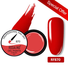 Load image into Gallery viewer, ROSALIND Gel Nail Polish Glitter Paint Hybrid Varnishes Shiny Top Base Coat For Nails Set Semi Permanent For Manicure Nail Art