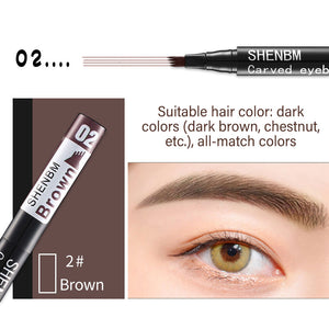 3/1 Pcs Liquid Eyebrow Tattoo Pencil 0.01MM Ultra Thin Head Waterproof Eyebrow Pen Sweat-proof Easy To Color Eye Cosmetic Makeup