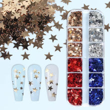 Load image into Gallery viewer, Holographic Butterfly Flakes Nail Art Glitter Sparkly 3D Laser Butterfly Sequins Tips DIY Polish Nail Art Decorations Manicure