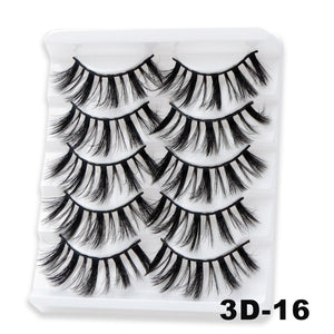 AYRMILLA 5/20Pairs 3D Mink Lashes Natural False Eyelashes Dramatic Thick Fake Eyelash Extension Faux Cils Wholesale Makeup Tools