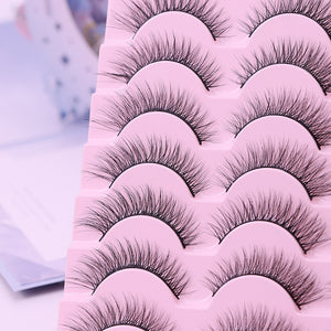 AYRMILLA Natural False Eyelashes 5/10/14Pairs Dramatic 3D Mink Lashes Thick Fake Eyelash Extension Faux Cils Makeup maquiagem
