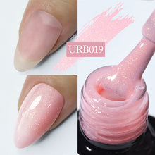 Load image into Gallery viewer, UR SUGAR 7ml Gold Glitter Gel Nail Polish Platinum Shining Mineral Sequins Soak Off UV LED Gel Nail Semi Permanent Manicure