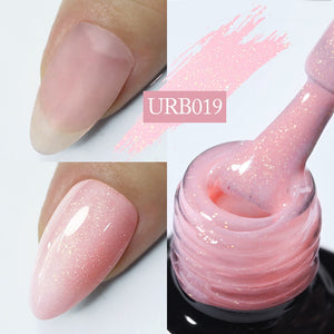 UR SUGAR 7ml Gold Glitter Gel Nail Polish Platinum Shining Mineral Sequins Soak Off UV LED Gel Nail Semi Permanent Manicure