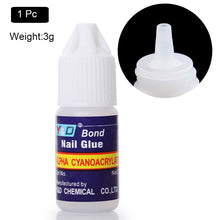 Load image into Gallery viewer, 10g Fast Drying Nail Glue for False Nails Glitter Acrylic Nail Rhinestone Decoration Extension Glue Adhensive Nail Care Tool