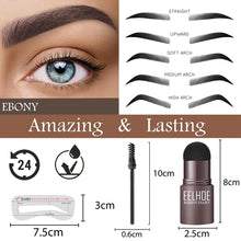 Load image into Gallery viewer, One Step Shaping Kit Stamp Set Professional 2024 Perfect Eyebrow Mold Waterproof Makeup For Women Brow Template Make Up Shade