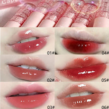 Load image into Gallery viewer, Cherry Pink Lip Plumper Gloss Crystal Jelly Oil Lip Tint Korean Long-lasting Waterproof Lipstick Lips Plumper Extreme Wholesale