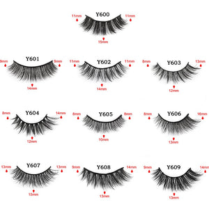 MEISHENJIE 3/5/10 Pair 3D Mink Lashes Natural Eyelash Dramatic False Eyelashes Faux Cils Makeup Fake Eyelash Extension maquiagem