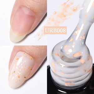 UR SUGAR 7ml Gold Glitter Gel Nail Polish Platinum Shining Mineral Sequins Soak Off UV LED Gel Nail Semi Permanent Manicure