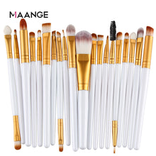 Load image into Gallery viewer, MAANGE 3/20 Pcs Makeup Brush Set Pro Eyeshadow Blending Foundation Powder Eyebrow Brush Double Head Brush Beauty Make Up Kits