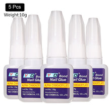 Load image into Gallery viewer, 10g Fast Drying Nail Glue for False Nails Glitter Acrylic Nail Rhinestone Decoration Extension Glue Adhensive Nail Care Tool