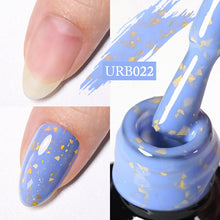 Load image into Gallery viewer, UR SUGAR 7ml Gold Glitter Gel Nail Polish Platinum Shining Mineral Sequins Soak Off UV LED Gel Nail Semi Permanent Manicure