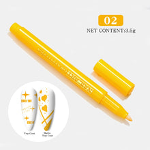 Load image into Gallery viewer, 1 Pc Nail Art Graffiti Pen Black Color UV Gel Polish Design Dot Painting Detailing Pen Brushes DIY Nail Art Adorn Tools