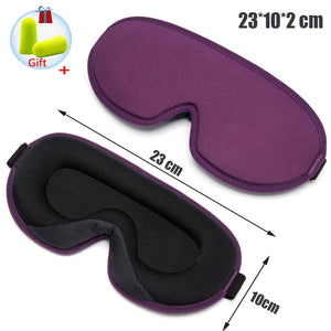 Silk Sleeping Mask Soft Smooth Sleep Mask For Eyes Travel Shade Cover Rest Relax Sleeping Blindfold Eye Cover Sleeping Aid