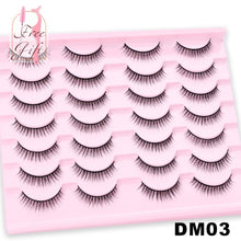 Load image into Gallery viewer, AYRMILLA Natural False Eyelashes 5/10/14Pairs Dramatic 3D Mink Lashes Thick Fake Eyelash Extension Faux Cils Makeup maquiagem