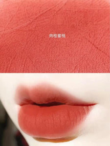 Velvet Matte Lipstick Liquid Lip Gloss Chestnut Waterproof Long Lasting Lip Stick Women Red Lip Tint Student Beauty Cosmetic